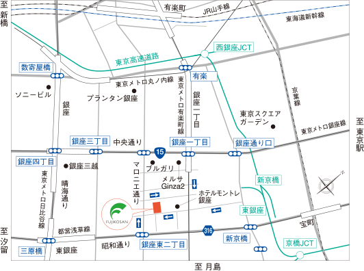 東京支社地図
