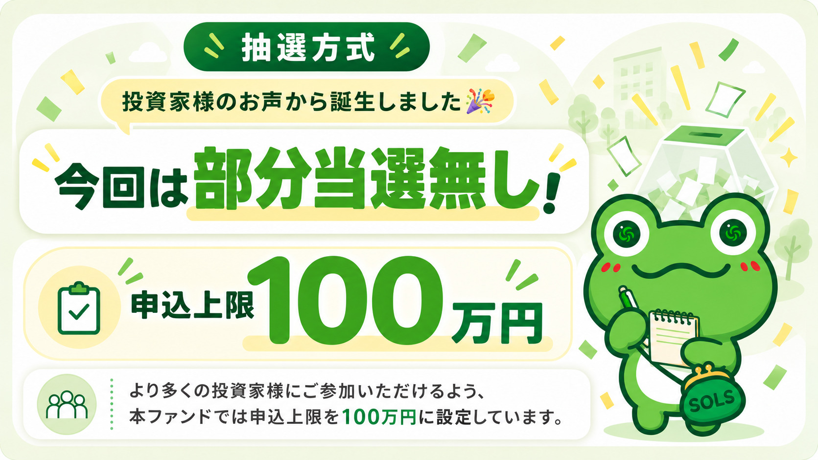 申込上限額について